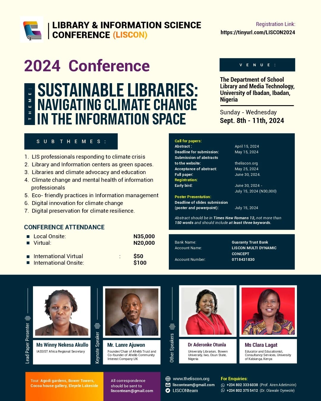 LISCON 2024: Charting the Future of Sustainable Libraries Amidst Climate Change