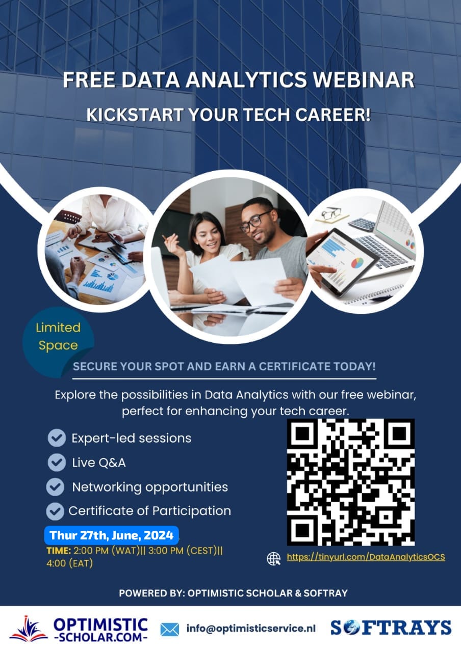 Free Webinar: Empower Your Career with Data Analytics Skills!