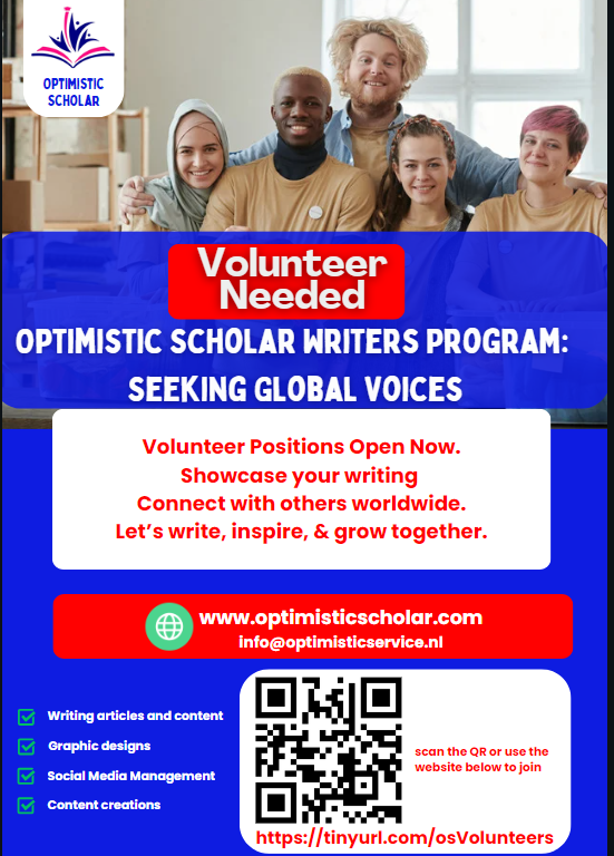 Join the Optimistic Scholar Writers Program: A Call for Global Voices
