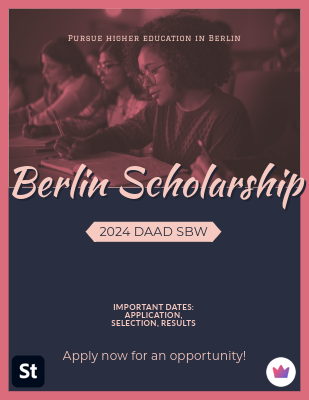 2024 DAAD SBW Berlin Scholarship