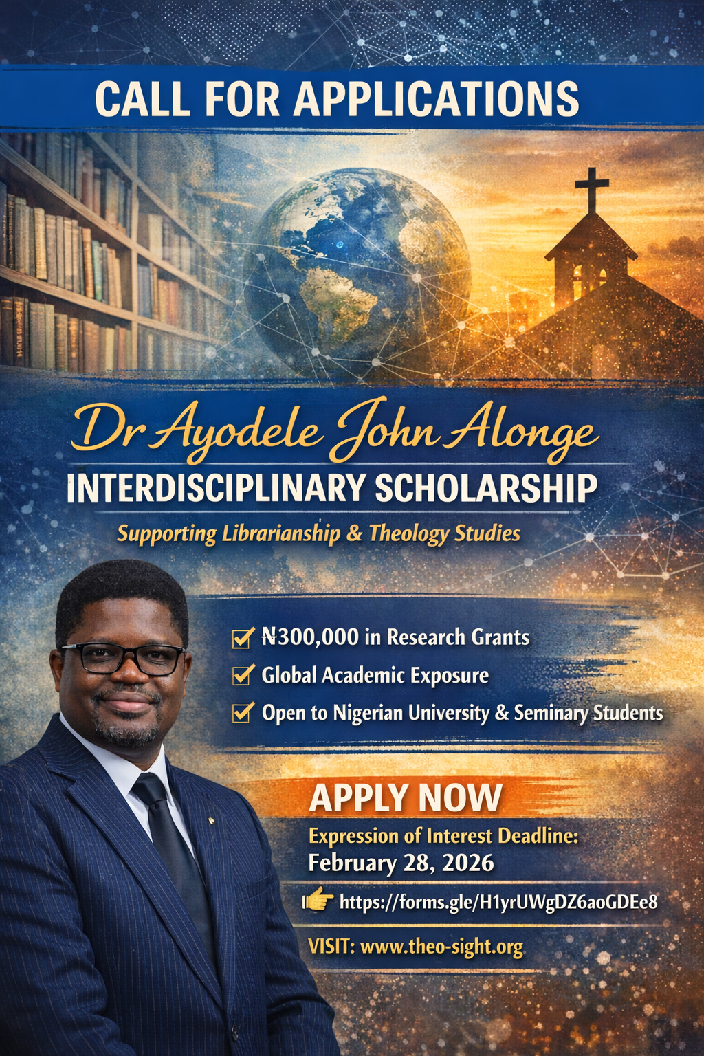Call for Applications: Interdisciplinary Scholarship Advances Librarianship and Theology Studies